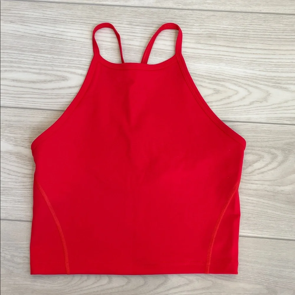Lululemon Red Halter Top - Picture 1 of 3